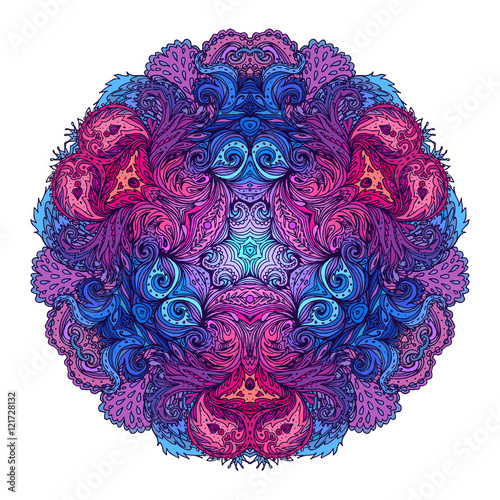 Mandala. Beautiful vintage round pattern