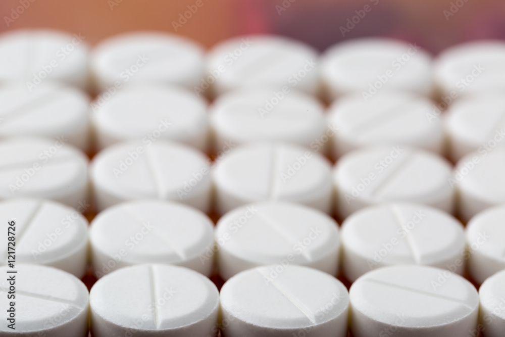Round white pills