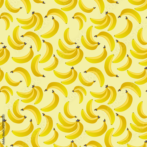 Banana seamless pattern.