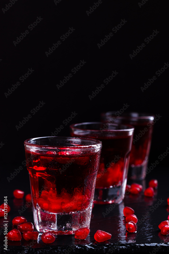 Delicious pomegranate cocktail Delicious pomegranate cocktail