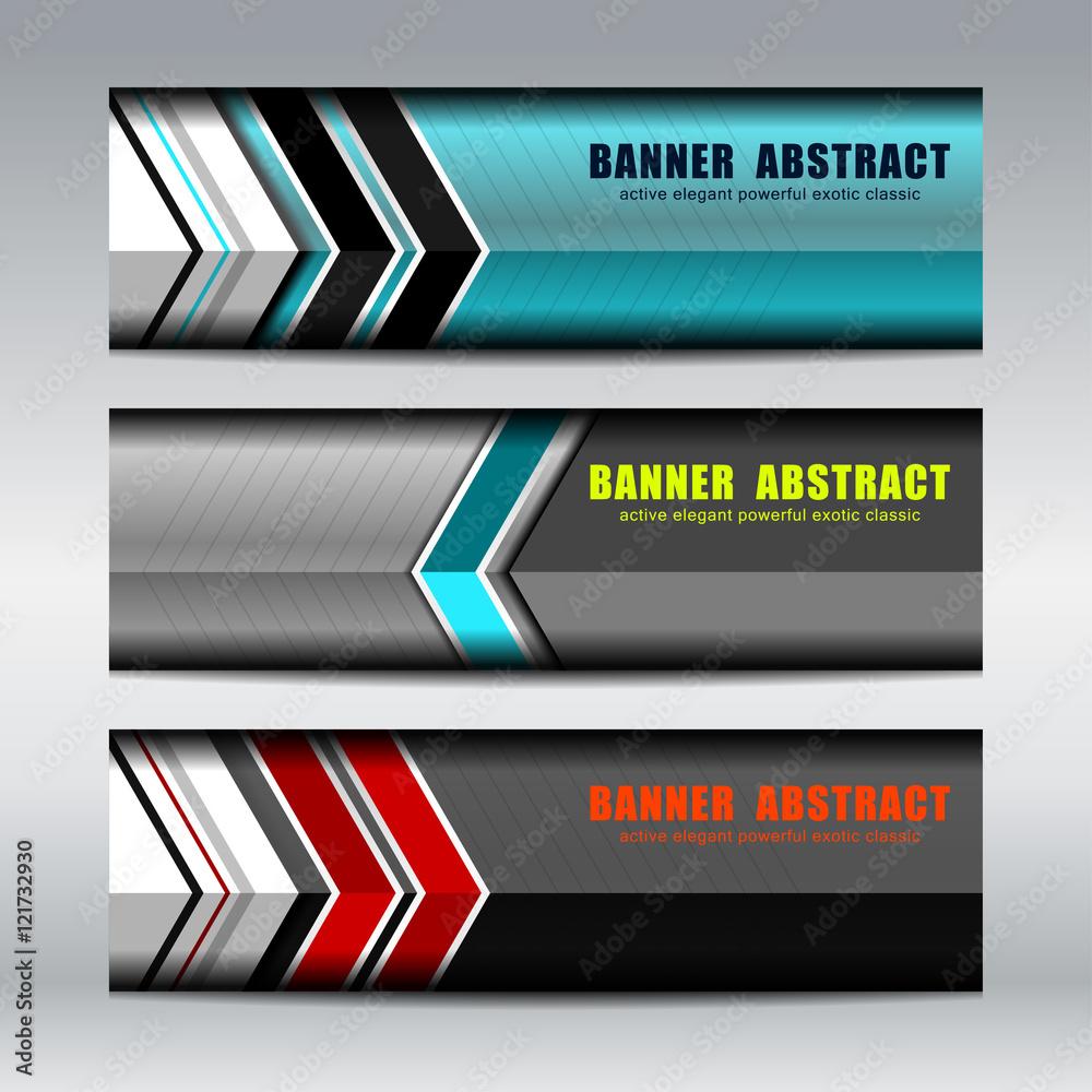 Fototapeta premium Business Banners Template Design, vector illustration