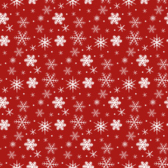 Keuken achterwand Kerstmis motieven patronen Delicaat sneeuwvlokkenpatroon voor winterdecor  © Evgeniya M