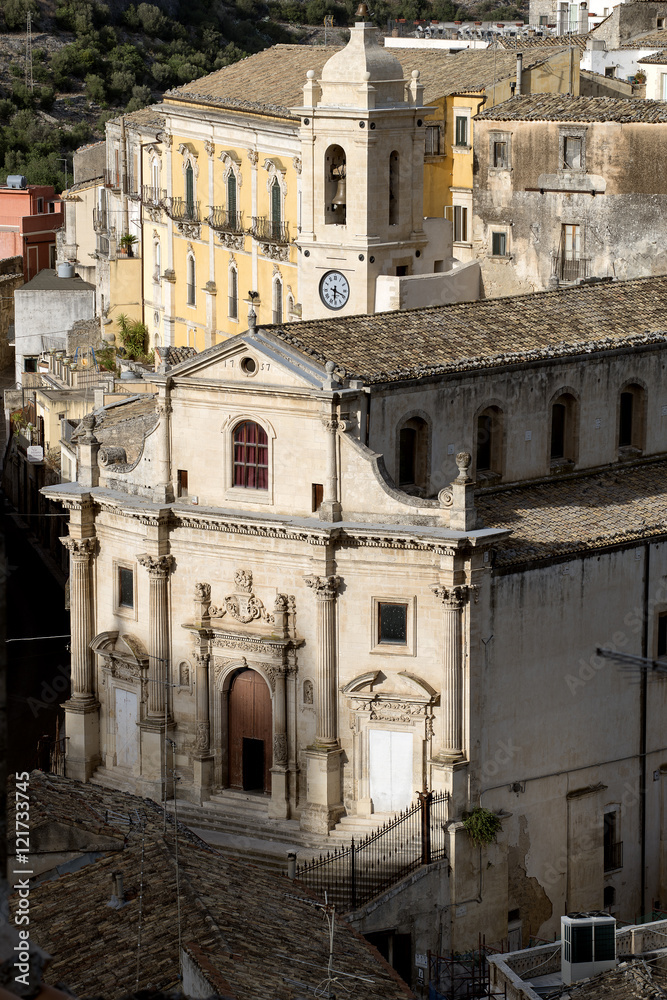 old church in Ragusa Sicily Italy