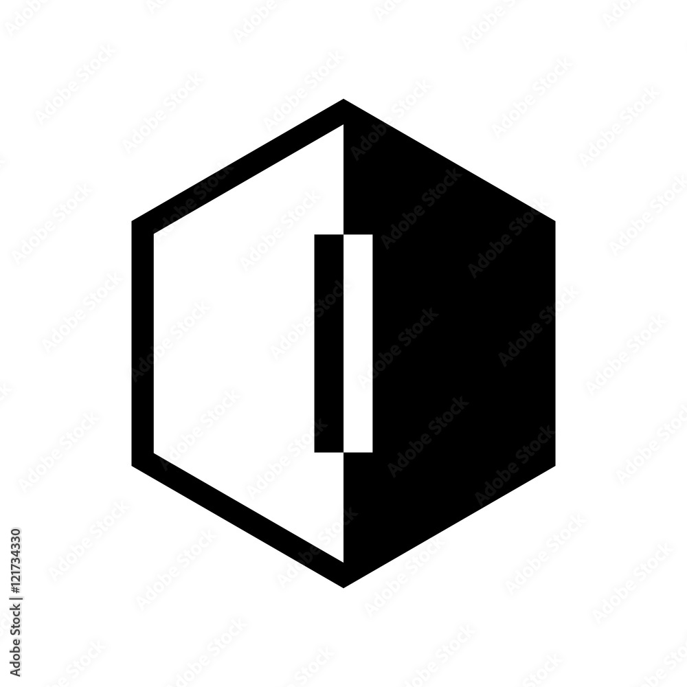 INITIAL hexsagonal HALF LOGO INITIAL hexsagonal HALF LOGO