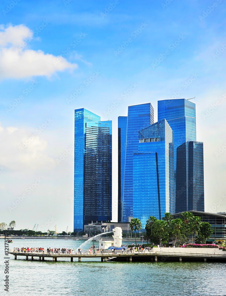 Fototapeta premium Singapore famous place