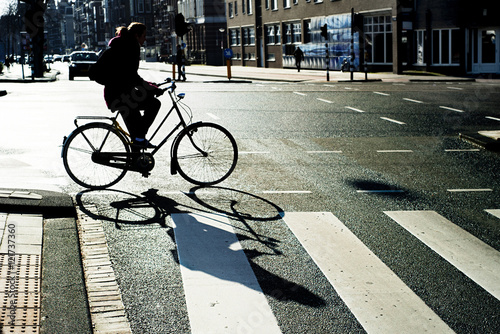 Amsterdam bicyclist