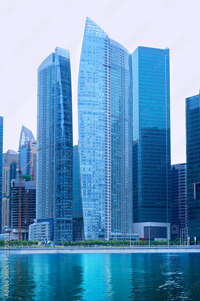 Fototapeta premium Modern business architecture