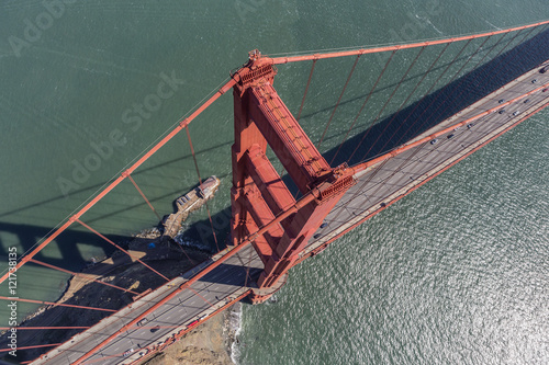 Aerial View of the Golden G...