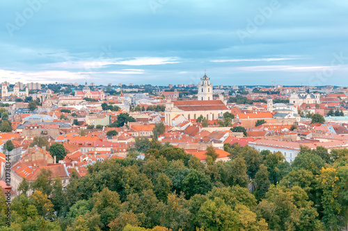 Wallpaper Mural Vilnius. Aerial view of the city. Torontodigital.ca