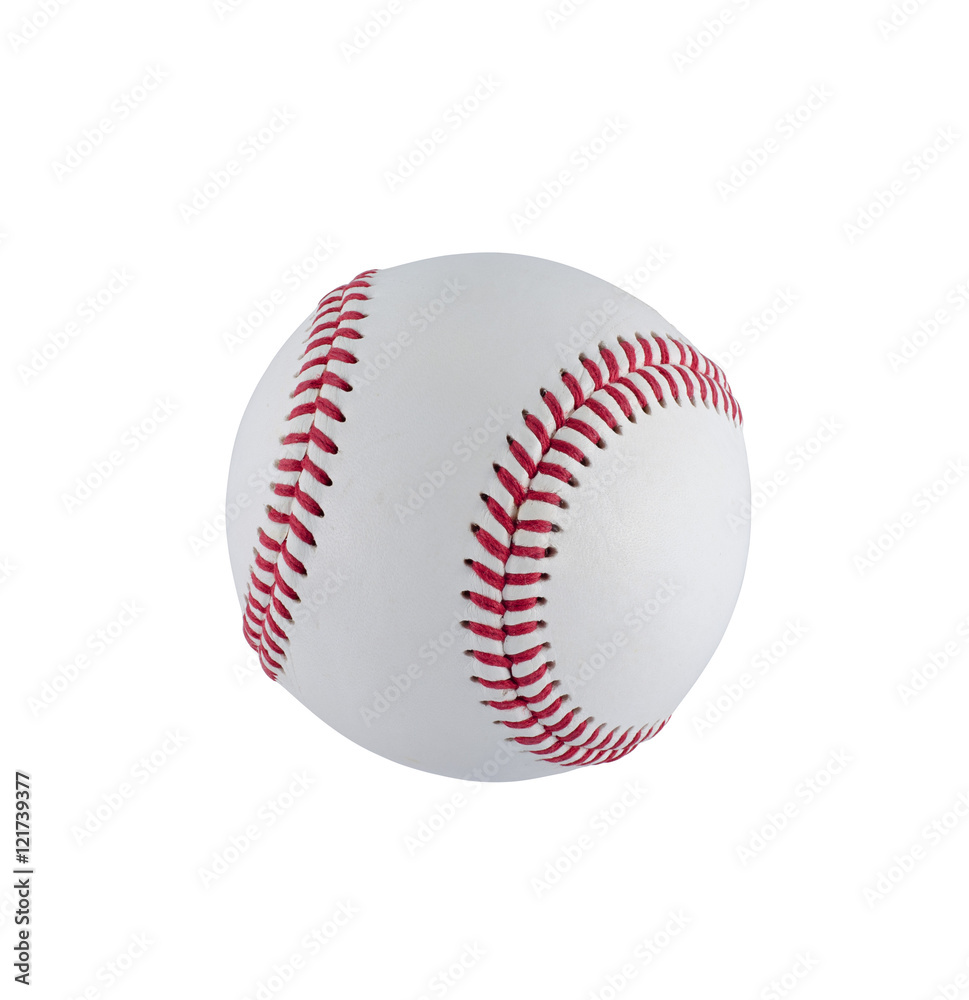 Baseball isolated on white background.