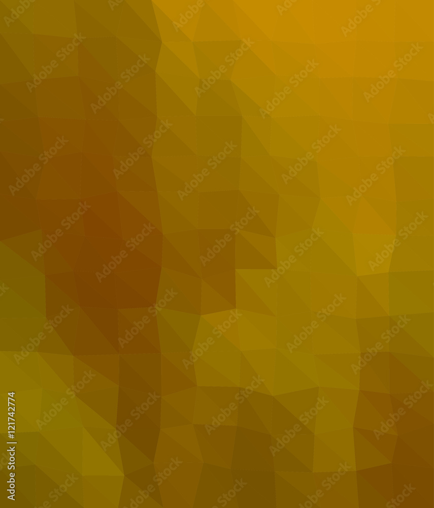 Gold color geometric rumpled background. Low poly style gradient illustration. Graphic background. Gold color geometric rumpled background. Low poly style gradient illustration. Graphic background.