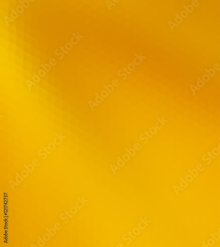 Gold color geometric rumpled background. Low poly style gradient illustration. Graphic background.