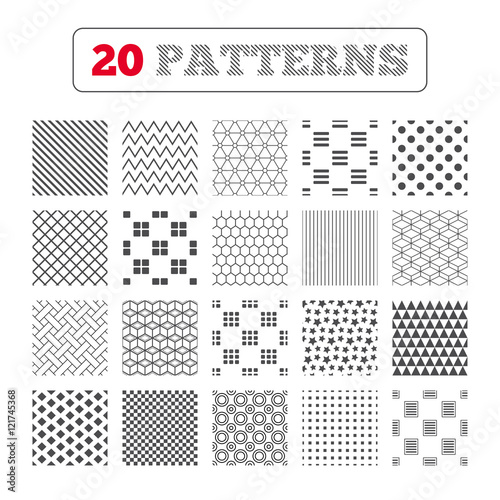 List menu icons. Content view options.