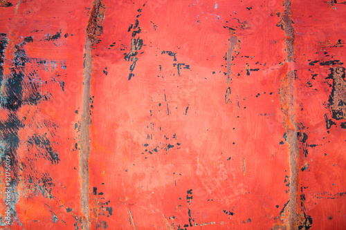old red steel plate background © Narongrit