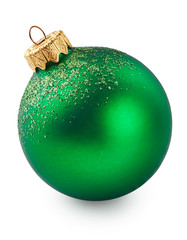 Green christmas ball