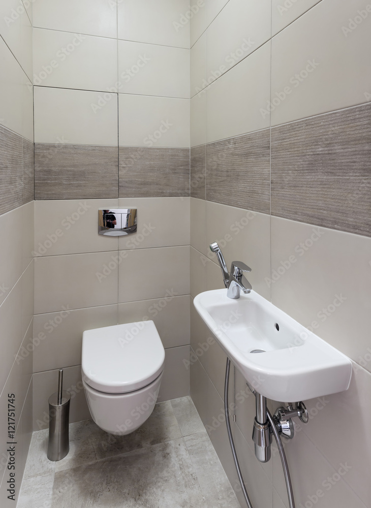 Fototapeta premium Modern restroom interior