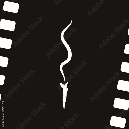 Plane Accident. Vector Illustration