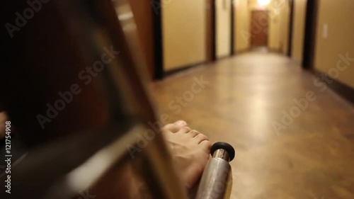 Patient Being Pushed in a Wheelchair