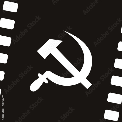 Hammer and sickle vector illustration