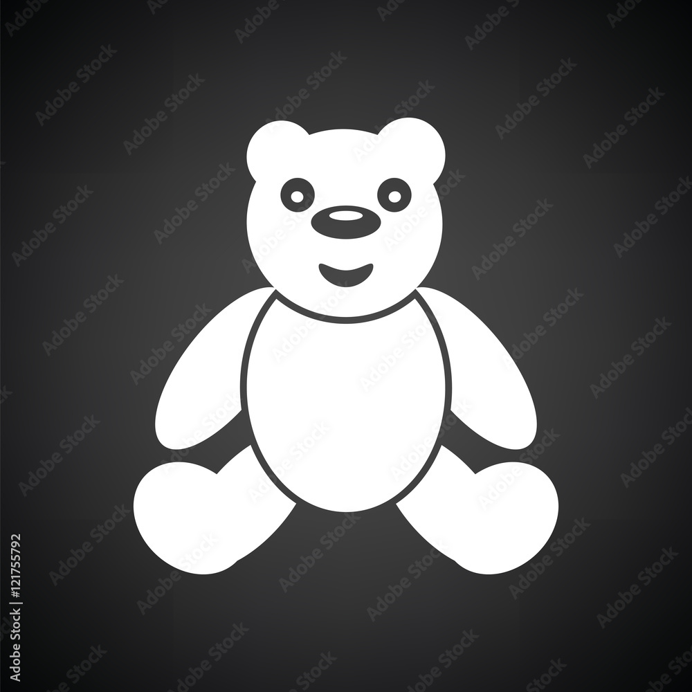 Obraz premium Teddy bear ico