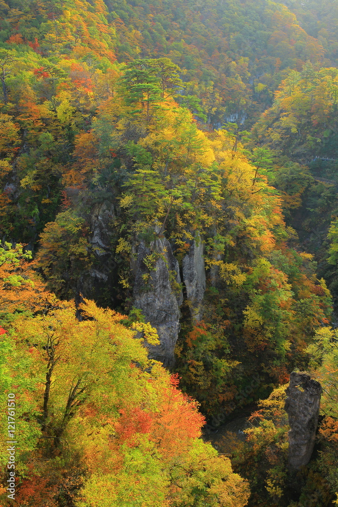 鳴子峡の紅葉