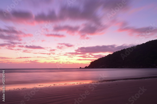 Sunrise over Finch Bay Beach