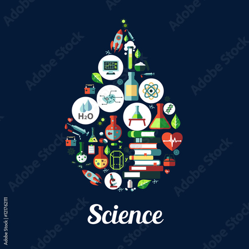 Science. genetics, biochemistry icon