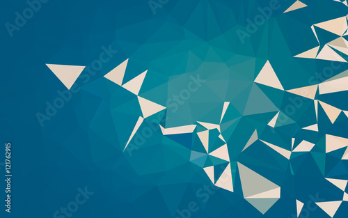 Abstract low poly background, geometry triangle