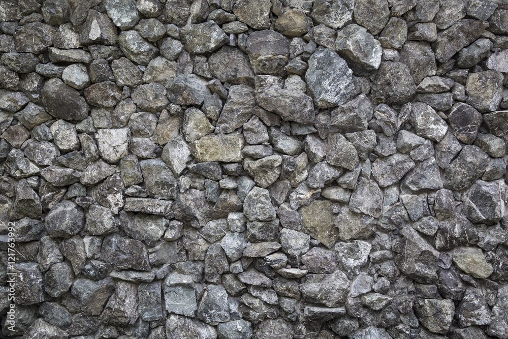 close up of stone wall background and texture