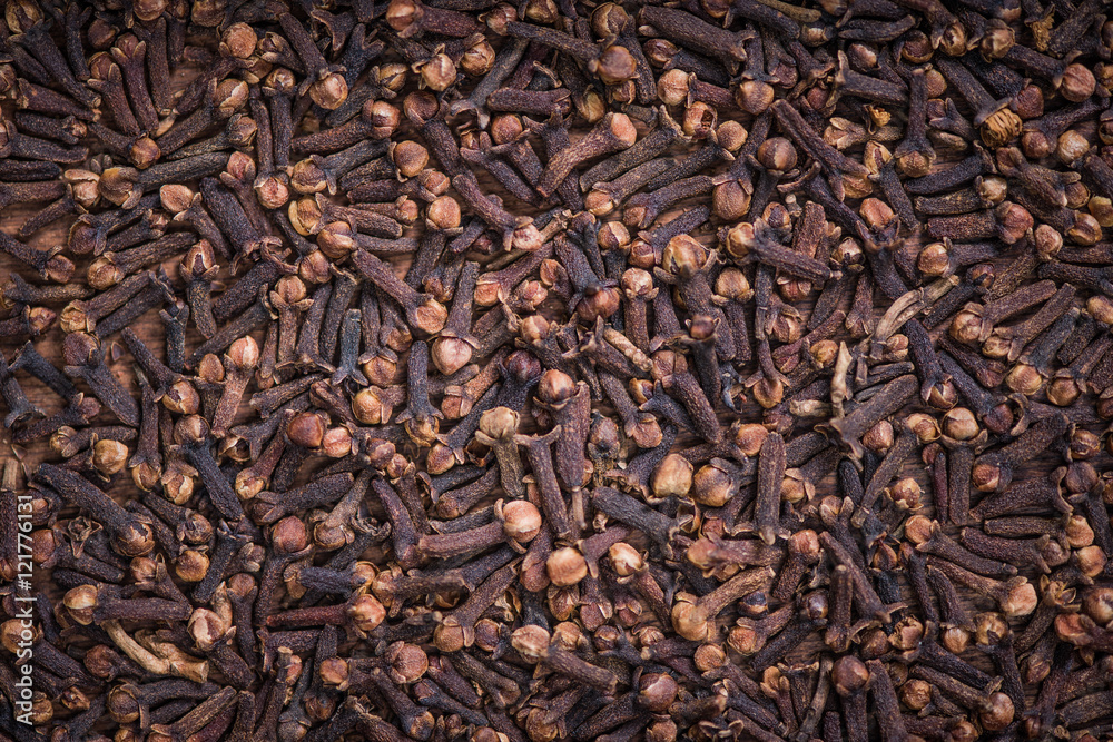 Clave spice background Clave spice background