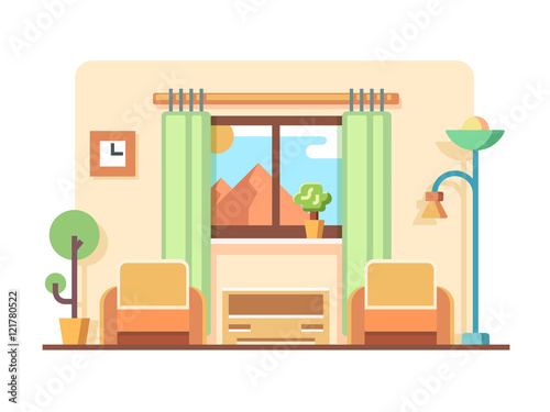 Living room concept illustration