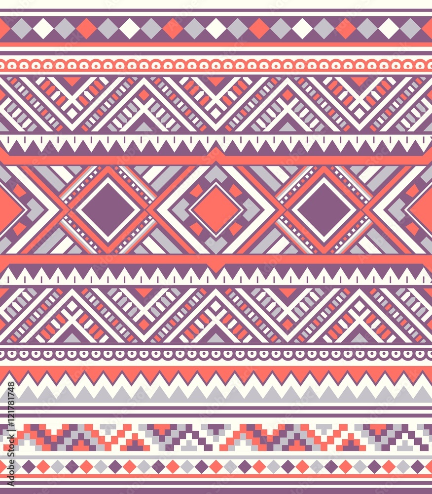 Ethnic Tribal pattern textures. Ornament for the design of clothing Vector Pattern Abstract geometric pattern. Native American Abstract pattern