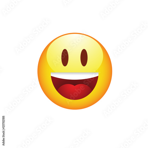 Smiling emoticon with smiling eyes