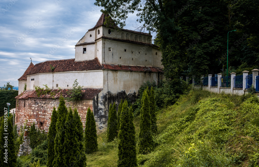 Weaver's Bastion in Brasov city in Romania