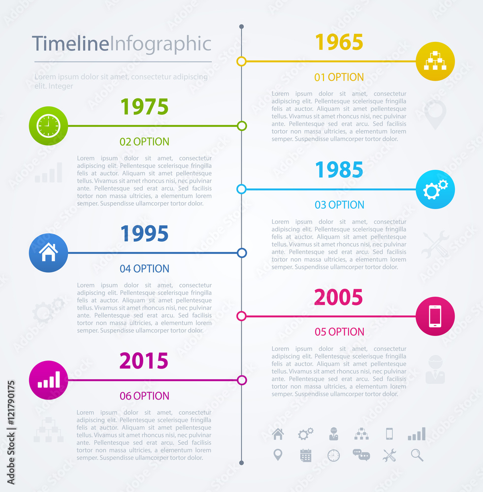 Timeline infographics design template, vector illustration Timeline infographics design template, vector illustration