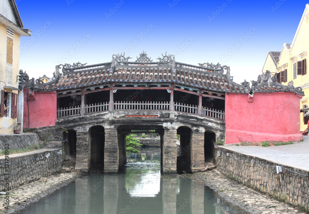 Japanese Bridge  (Cau Chua Pagoda) in Hoi An, Vietnam