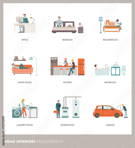 Room interiors