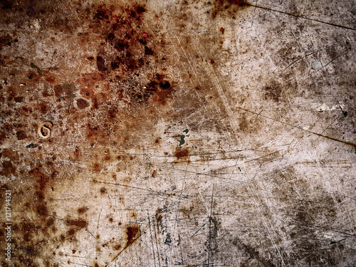 Old metal iron rust texture background