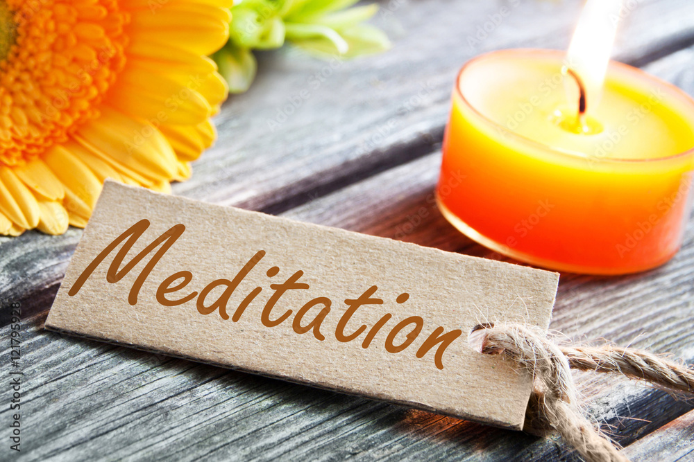 Naklejka premium Meditation