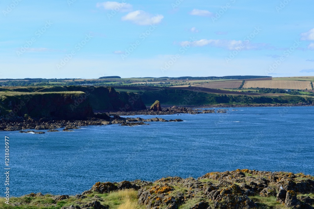 A scenic image from the Berwickshire coast in South East Scotland.