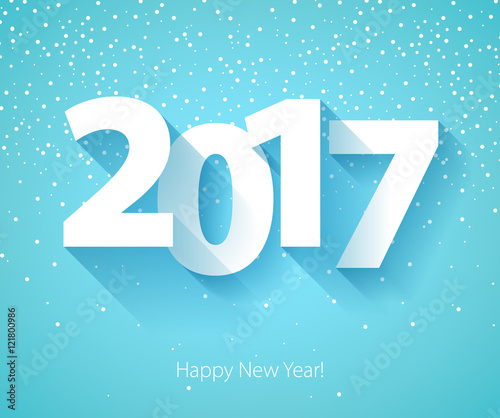 Happy New Year 2017 background.
