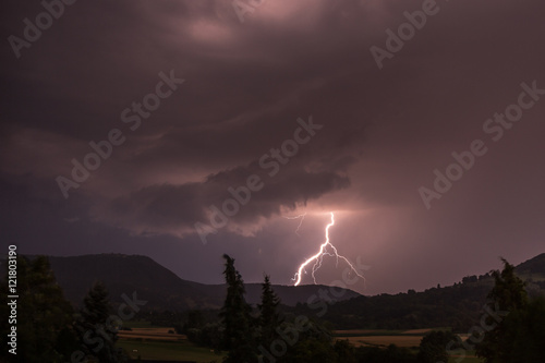 Nächtliches Gewitter photo