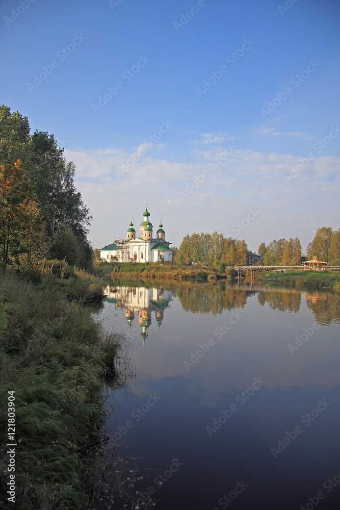 The Republic of Karelia. City Olonets. Cathedral of the Smolensk Icon of the Mother