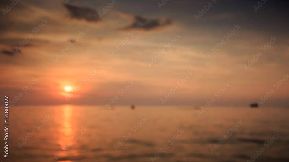 Silhouettes Swim Boat Drifts in Sea at Sunset Sun Reflection Silhouettes Swim Boat Drifts in Sea at Sunset Sun Reflection