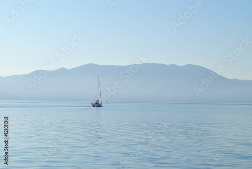 boat in calm seas