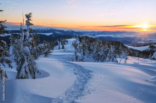 path in mountains