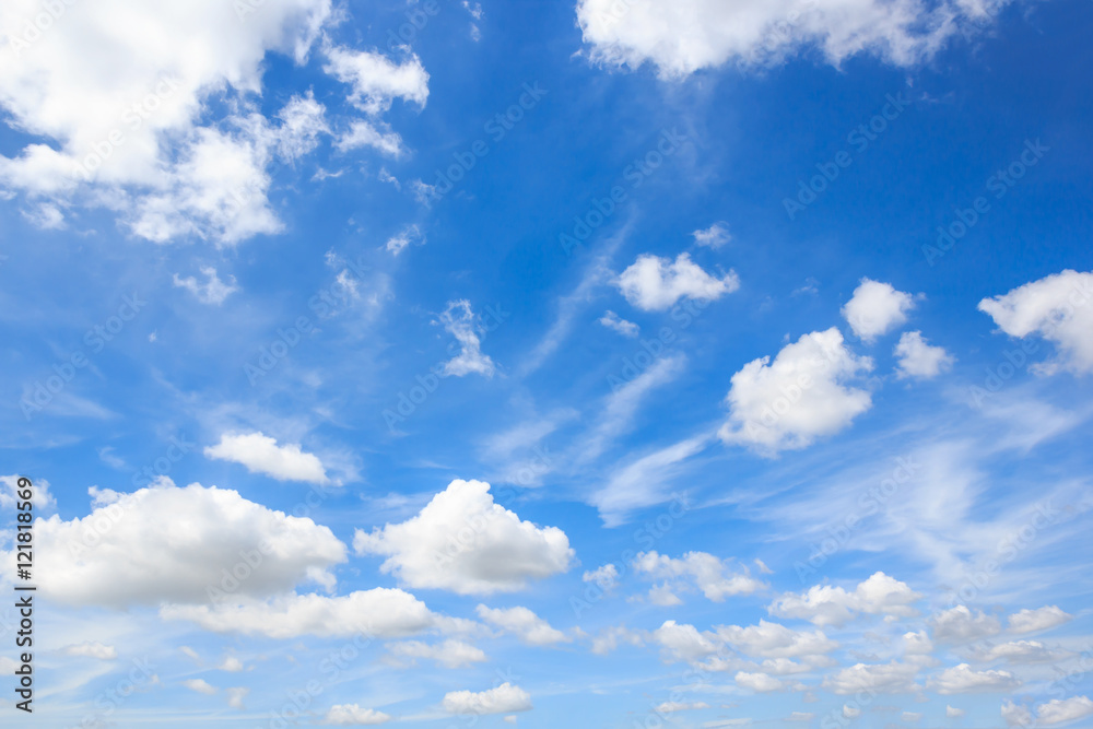 Blue sky background. Blue sky background.