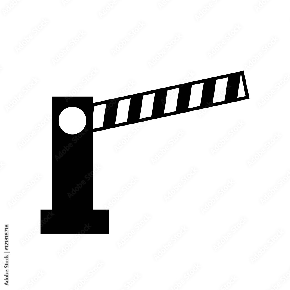 access bar parking icon vector illustration design