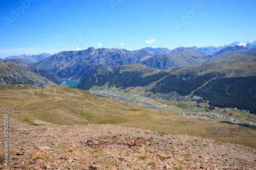 panorama dalla vetta Blesaccia - Livigno
