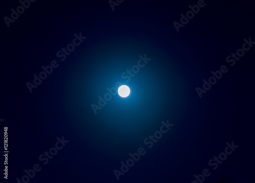 full moon with clear sky image